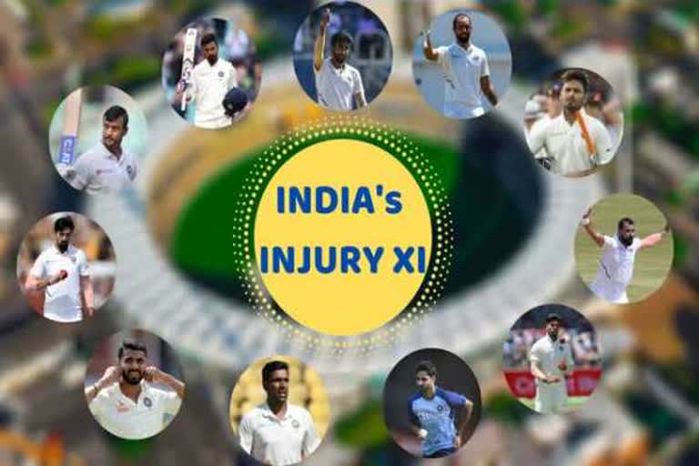 Hospital Ward: List of injured Indian players