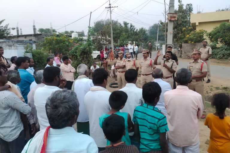 peddaapally dcp cordon search in sarvaram villadge