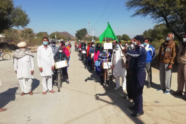 Cycle rally in Kotputli,  Cycle rally in Jaipur