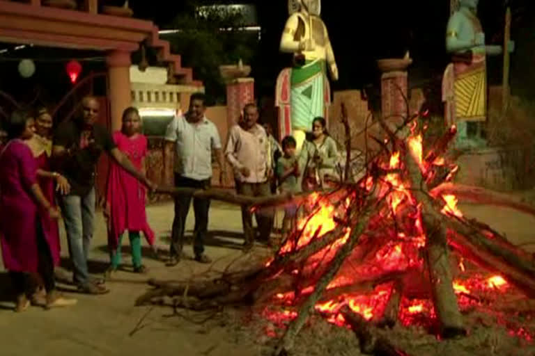 bhogi festival celebrations in thirupathi