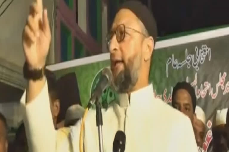 asaduddin owaisi in jaunpur