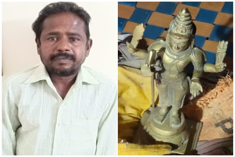 ஐம்பொன் சிலை திருட்டு வழக்கு, police arrested idol theft aquit, erode crime news, idol theft news, ஈரோடு கொள்ளை, சிலை திருட்டு வழக்கு, idol smuggling case