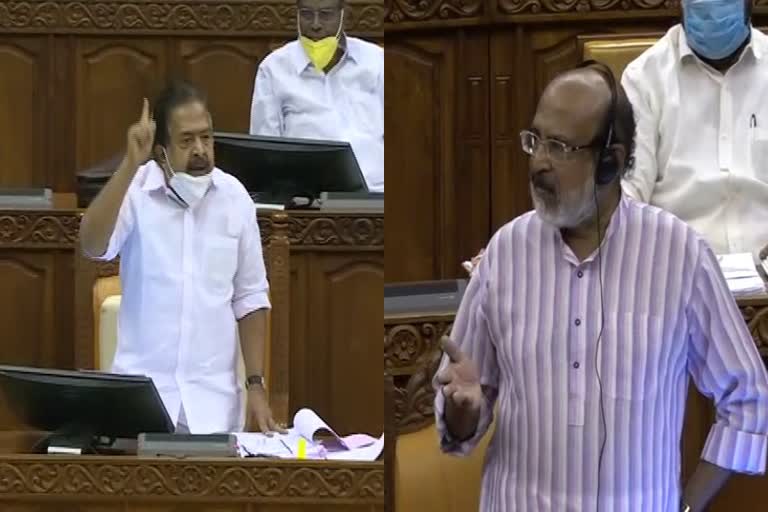 Chennithala accuses corruption in Kifbi  Thomas Isaac denies  കിഫ്ബിയിൽ അഴിമതിയെന്ന് ചെന്നിത്തല  അഴിമതി നിഷേധിച്ച് തോമസ് ഐസക്  നിയമസഭയിലെ ചോദ്യോത്തര വേള  പ്രതിപക്ഷ നേതാവ് രമേശ്‌ ചെന്നിത്തല  ധനമന്ത്രി തോമസ് ഐസക്