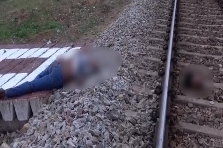 man suicide by falling under train in chittoor district