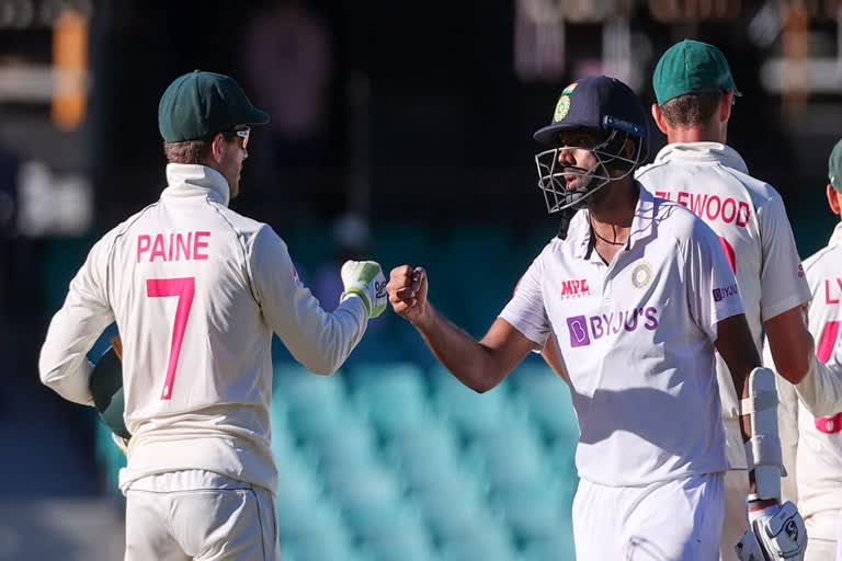 Tim Paine and Ashwin