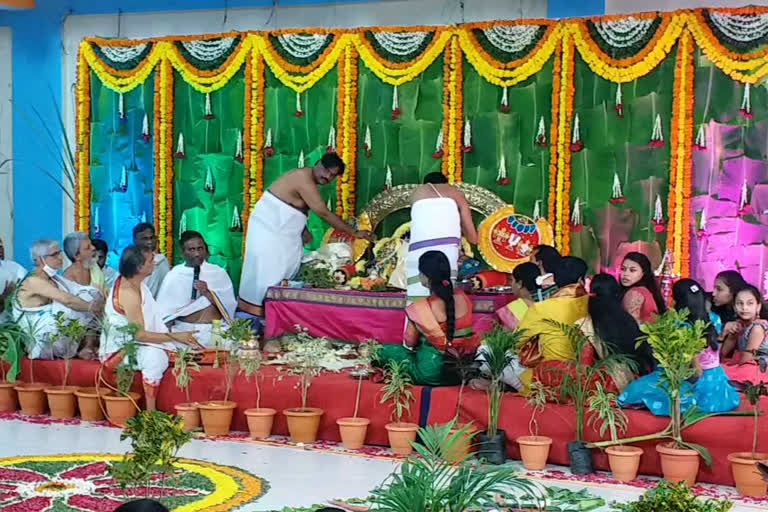 goda ranganatha swamy kalyanam at sri kodanda ramalayam in medak district