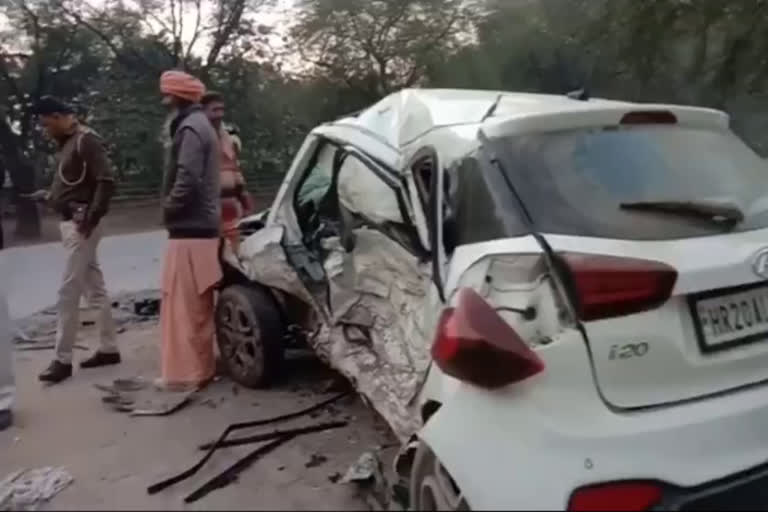 two people killed in road accident in Bawnikheda bhiwani