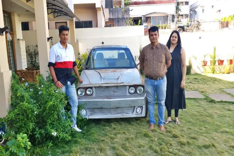 A special car made by a 15 year old girl