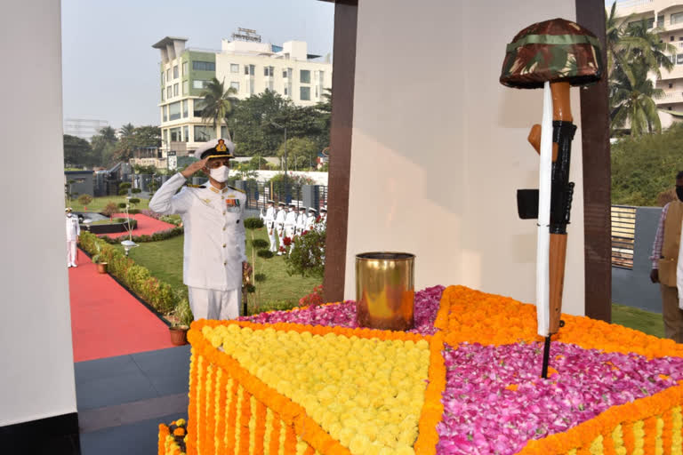 tributes to veterans in visakha