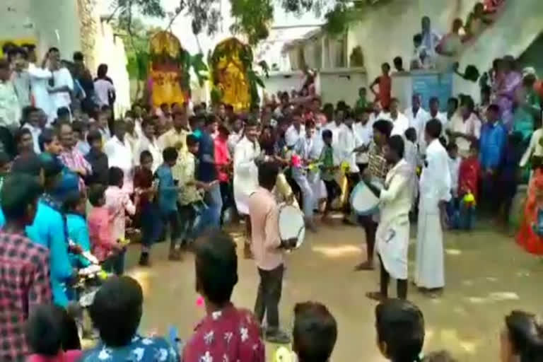 Sankranthi festivals are celebrated in the village of Dodiam in Kadapa district