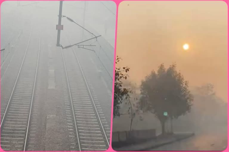 train services affected due to fog in delhi