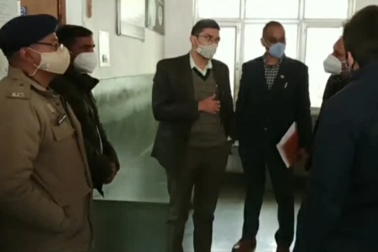 ADC Mukesh Repswal  inspected Covid Hospital in chamba