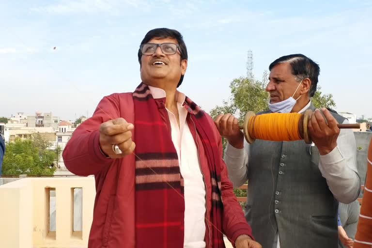 kite flying of rajendra rathore