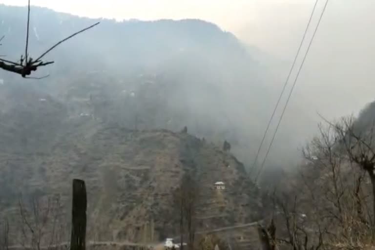 forest fire in ​​bharat of doda district