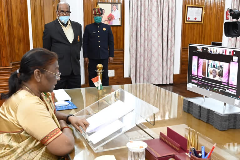 Governor Draupadi Murmu attends Second National Womens Parliament in ranchi