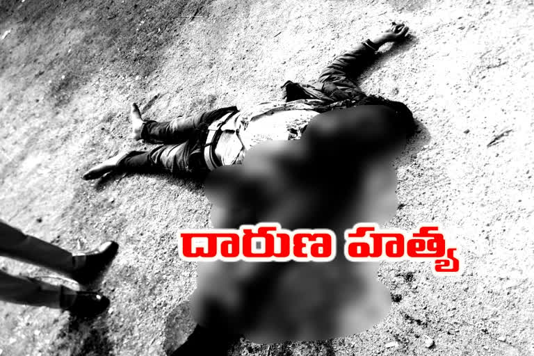 one person  murder in nalgonda