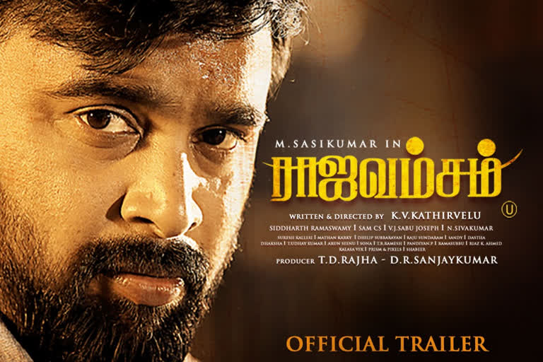 sasikumar's rajavamsam trailer released