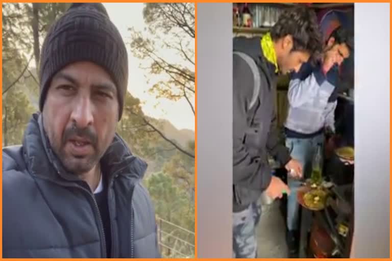 film-actors-vidyut-jamwal-and-ronit-roy-spend-time-in-uttarakhand