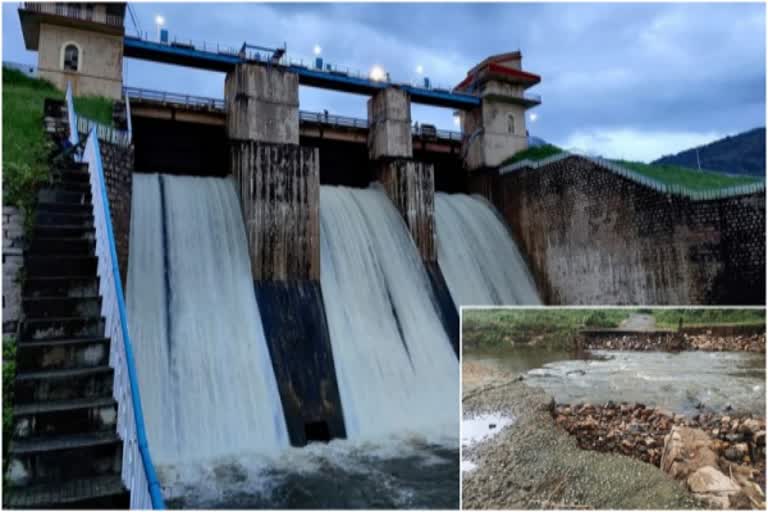 அடித்து செல்லப்பட்ட தரைப்பாலம் - பூஞ்சோலை கிராம மக்கள் அவதி!