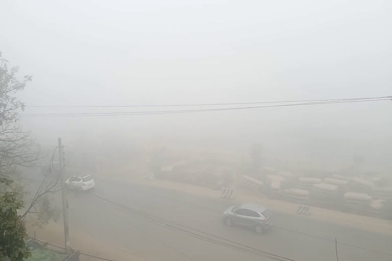 heavy fog faridabad