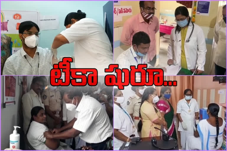 covid vaccination in krishna district