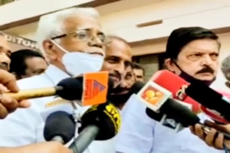 ncp's seats will not be vacated: t.p. peethambaran  ncp's seats will not be vacated  ncp's seats  ncp  t.p. peethambaran  ncp state president  kannur  എൻ.സി.പി.  എൻ.സി.പി സംസ്ഥാന പ്രസിഡന്‍റ്  ടി.പി. പീതാംബരൻ  pala  elathoor  പാല  എലത്തൂർ  ശരത് പവാർ  കണ്ണൂർ  sarath pawar