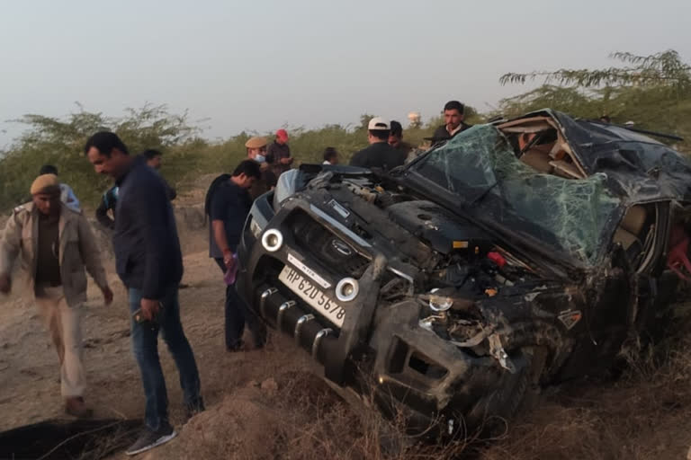 army scorpio accident,  army scorpio accident in barmer