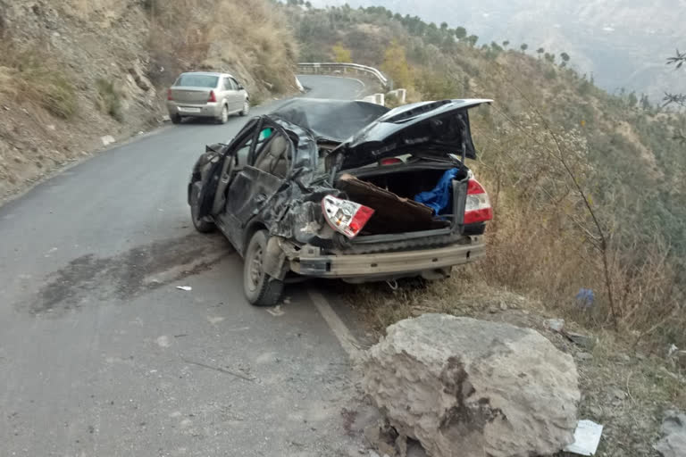 Car accident in Solan, सोलन में कार हादसा