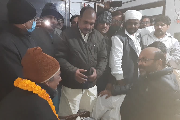 ajay kumar lallu reached varanasi