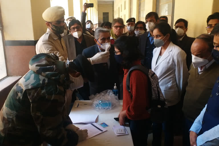 corona vaccination in bikaner