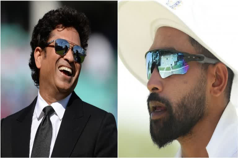 sachin praises siraj for his outstanding bowling vs australia