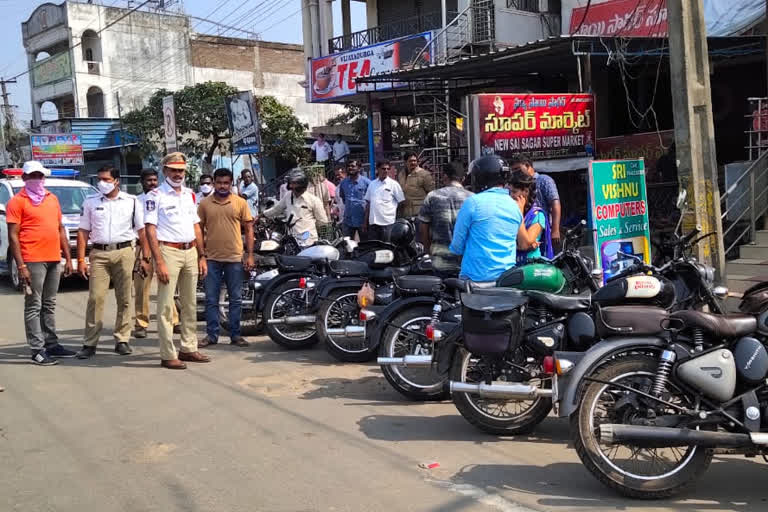 Police removing silencers