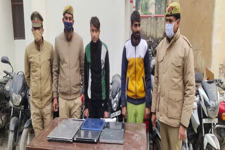 Noida police arrested two wanted miscreants with prize money of Rs 10,000