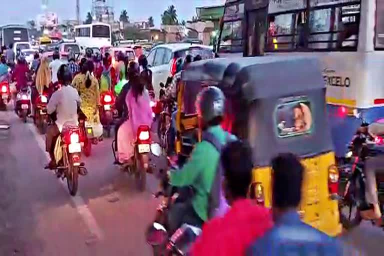 chennai suburban area traffic