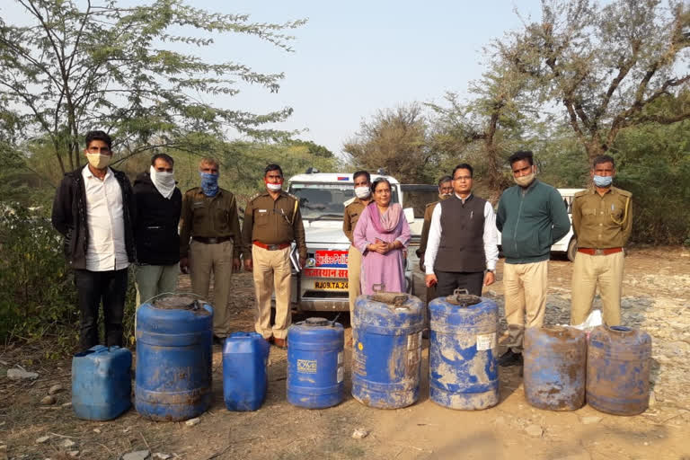 Smuggler arrested in Chittorgarh,  Chittorgarh illegal liquor news