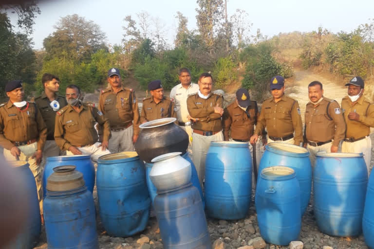 Illicit liquor recovered