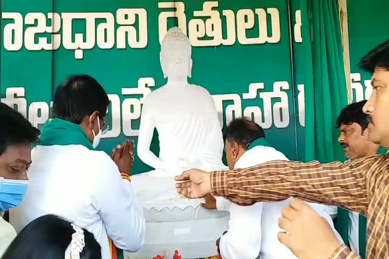 Buddha statue at the Krishnayapalem