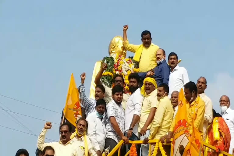 tdp-leaders-participated-in-ntr-25th-death-anniversary-and-did-tribute-to-ntr-at-madhira-in-khammam-district