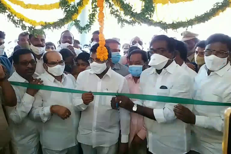 bhadradri-kottagudem-district-aswaraupeta-dammapeta-mandal-state-transport-minister-puwada-ajay-kumar-khammam-mp-nama-nageswara-rao-initiated-several-development-works