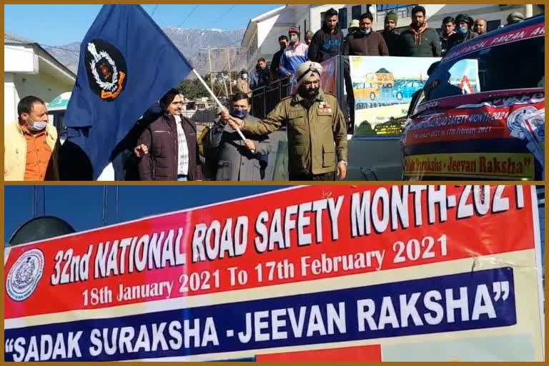 32nd national road safety month start at kishtwar