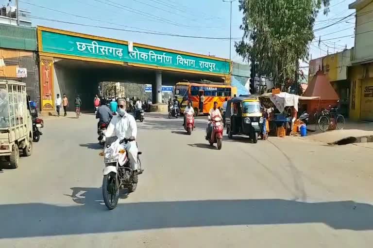 traffic system in raipur