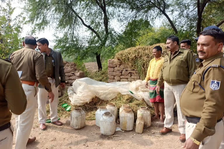 70 liters of raw liquor recovered