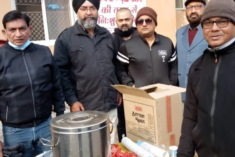 chai biscuit distribution