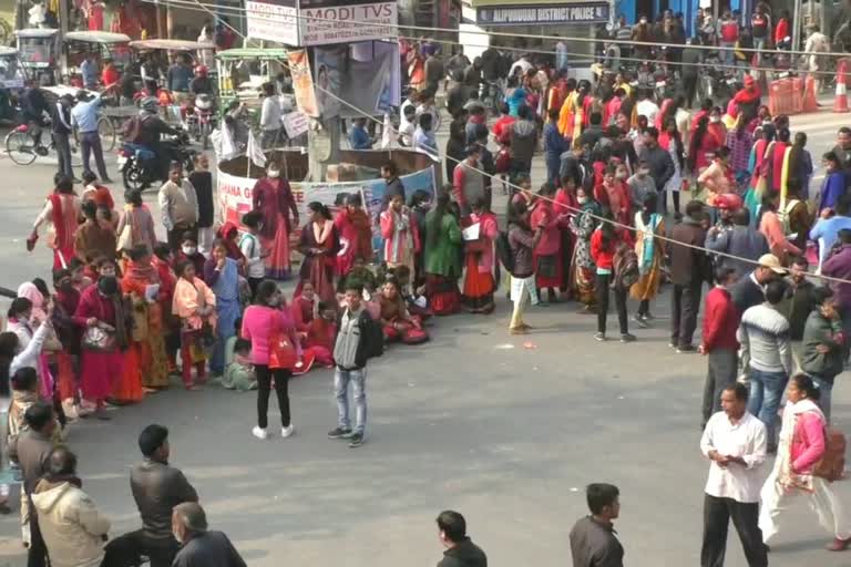 অঙ্গনওয়াড়ি পরীক্ষায় গাফিলতিতে