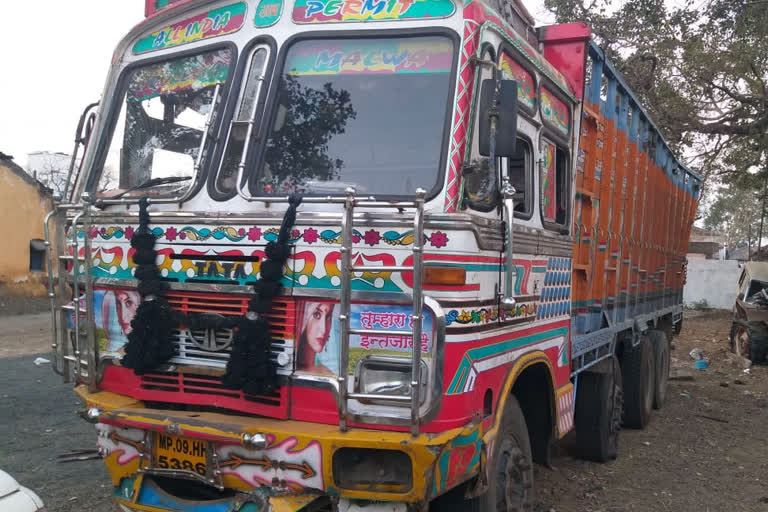 9 kg ganja and one truck seized