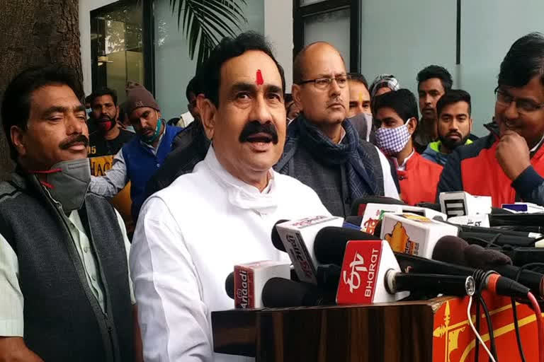 Madhya Pradesh Home Minister Narottam Mishra