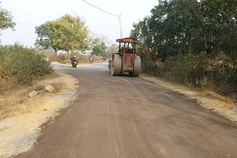 Road construction started in Bagodar block