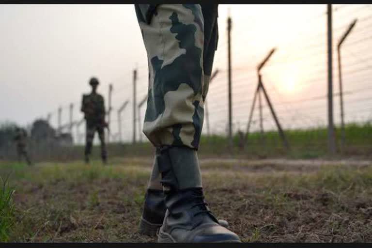 three smugglers attacked bsf soldier