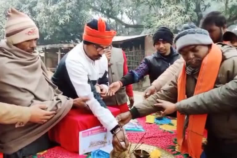 bajrang dal started fund collection for ram mandir construction in darbhanga