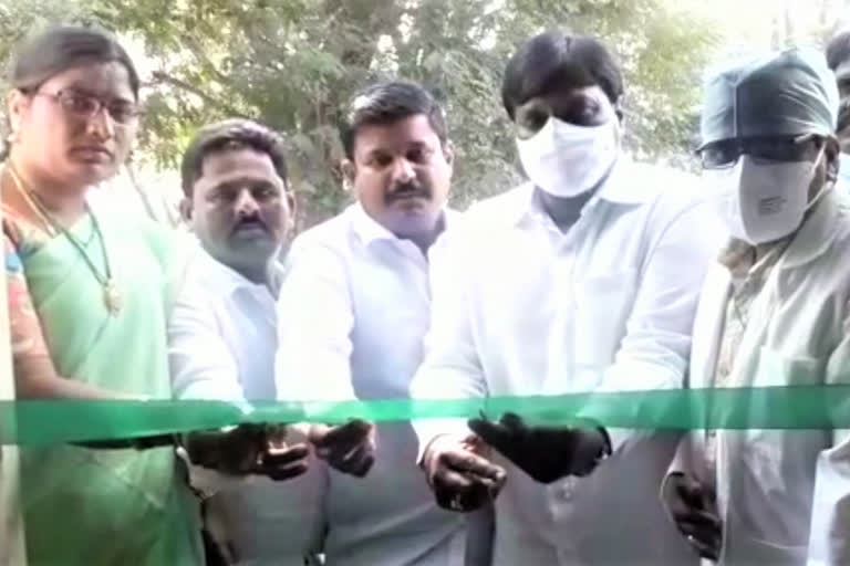 covid Vaccination Center started in In Kulkacharla vikarabad by mla koppula mahesh